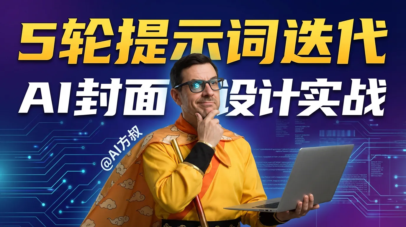 Nano Banana 生成的公众号封面：品牌 IP 形象搭配自然弯曲的品牌标识